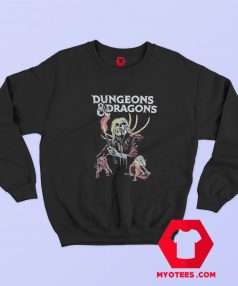 Dungeons and Dragons Black Retro Vintage Sweatshirt