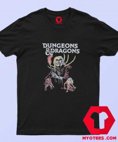 Dungeons and Dragons Black Retro Vintage T shirt