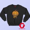 Evil Pumpkin Halloween Scary Creepy Unisex Sweatshirt