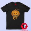 Evil Pumpkin Halloween Scary Creepy Unisex T shirt