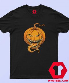 Evil Pumpkin Halloween Scary Creepy Unisex T shirt