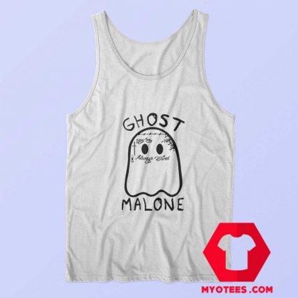 Funny Ghost Malone Always Tired Unisex Tank Top