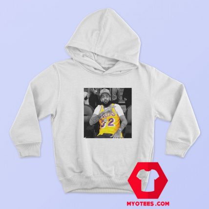 Nippsey Hustle Magic Johnson LA Lakers Hoodie