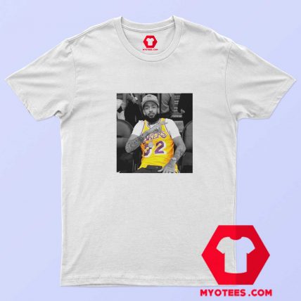 Nippsey Hustle Magic Johnson LA Lakers T shirt