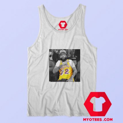 Nippsey Hustle Magic Johnson LA Lakers Tank Top