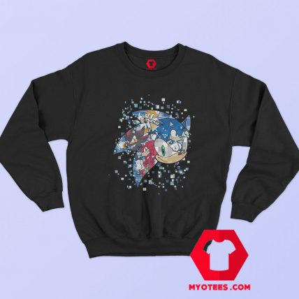 Sonic The Hedgehog Sega Pixelated Sweatshirt