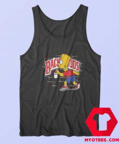 Bart Simpson Drawing Graffiti Backwoods Tank Top