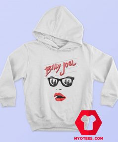 Billy Joel Sunglasses and Red Lips Vintage Hoodie