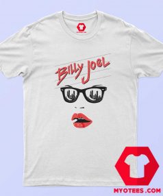 Billy Joel Sunglasses and Red Lips Vintage T shirt