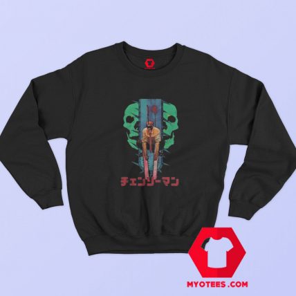 Denji Chainsaw Man Skull Anime Unisex Sweatshirt