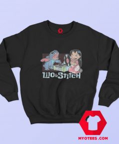 Disney Lilo Stitch Record Player Unisex Sweatshirt