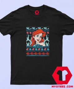 Disney The Little Mermaid Ariel Christmas T shirt