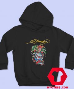 Don Ed Hardy Funny Vintage Graphic Hoodie