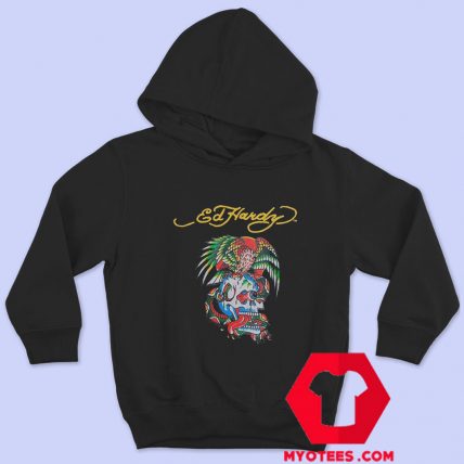 Don Ed Hardy Funny Vintage Graphic Hoodie