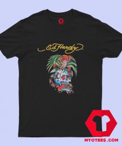 Don Ed Hardy Funny Vintage Graphic T shirt