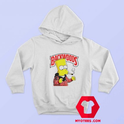 Funny Backwoods x Bart Simpson Smoking Hoodie