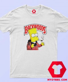 Funny Backwoods x Bart Simpson Smoking T shirt