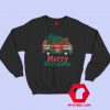 Hippy Retro Van Merry Christmas Graphic Sweatshirt