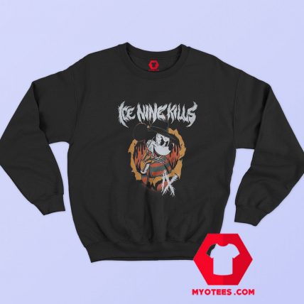 Ice Nine Kills Freddy Krueger Mickey Mouse Sweatshirt