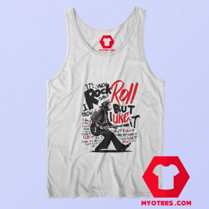 Its Only Rock And Roll But I Like It Graphic Tank Top