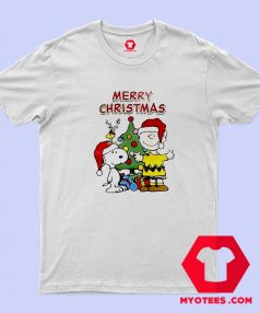 Vintage Snoopy Peanuts Merry Christmas T shirt