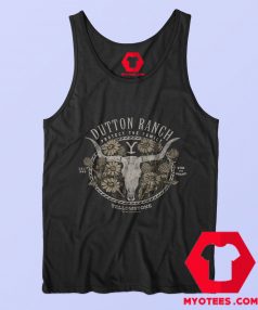 Yellowstone Cow Skull and Flowers Protect Tank Top