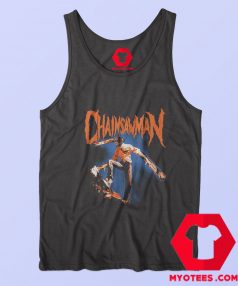 Chainsaw Man Denji Metal Anime Unisex Tank Top