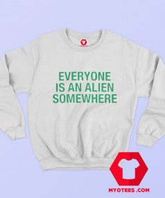 Coldplay Everyone Is An Alien Somewhere Sweatshirt