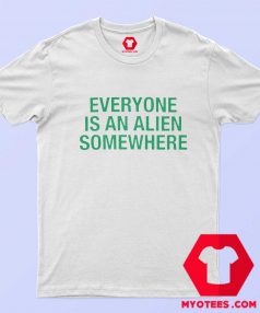 Coldplay Everyone Is An Alien Somewhere T shirt