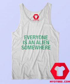 Coldplay Everyone Is An Alien Somewhere Tank Top