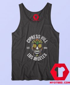 Cypress Hill Floral Skull Graphic Unisex Tank Top