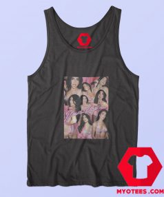 Dua Lipa Pink Poster Style Unisex Tank Top