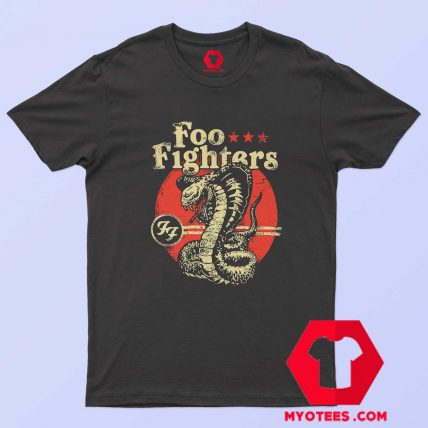 Foo Fighters Cobra Snake Heavy Metal T shirt