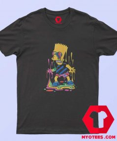 Funny Trippy Bart Simpsons Cartoon T shirt