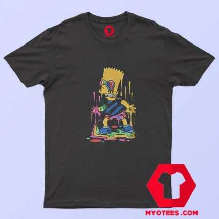 Funny Trippy Bart Simpsons Cartoon T shirt