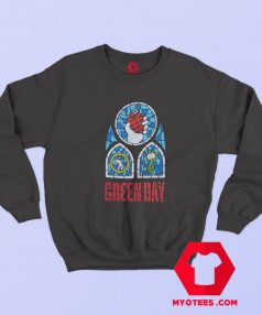 Green Day Stained Glass Album Covers Sweatshirt