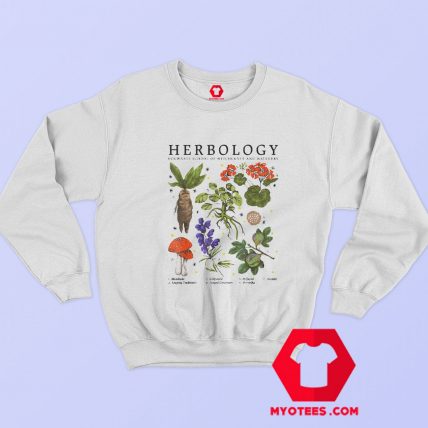 Herbology Plants Hogwart School Graphic Sweatshirt