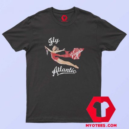 Princess Diana Virgin Atlantic Fly Atlantic T shirt