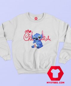 Stitch Drinking Chick Fil A Funny Unisex Sweatshirt