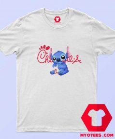 Stitch Drinking Chick Fil A Funny Unisex T shirt