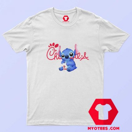 Stitch Drinking Chick Fil A Funny Unisex T shirt