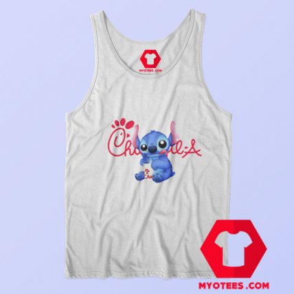 Stitch Drinking Chick Fil A Funny Unisex Tank Top