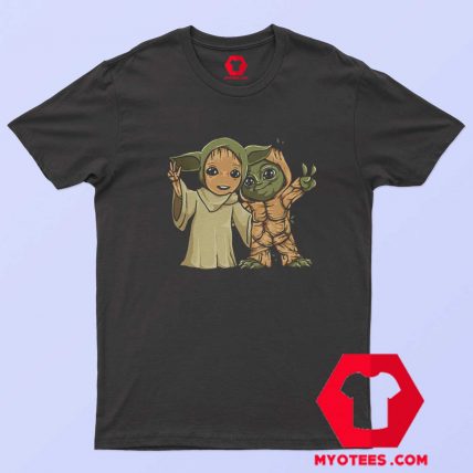 Baby Yoda And Groot Star Wars Unisex T shirt