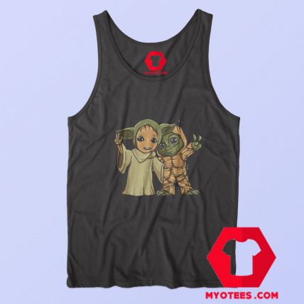 Baby Yoda And Groot Star Wars Unisex Tank Top