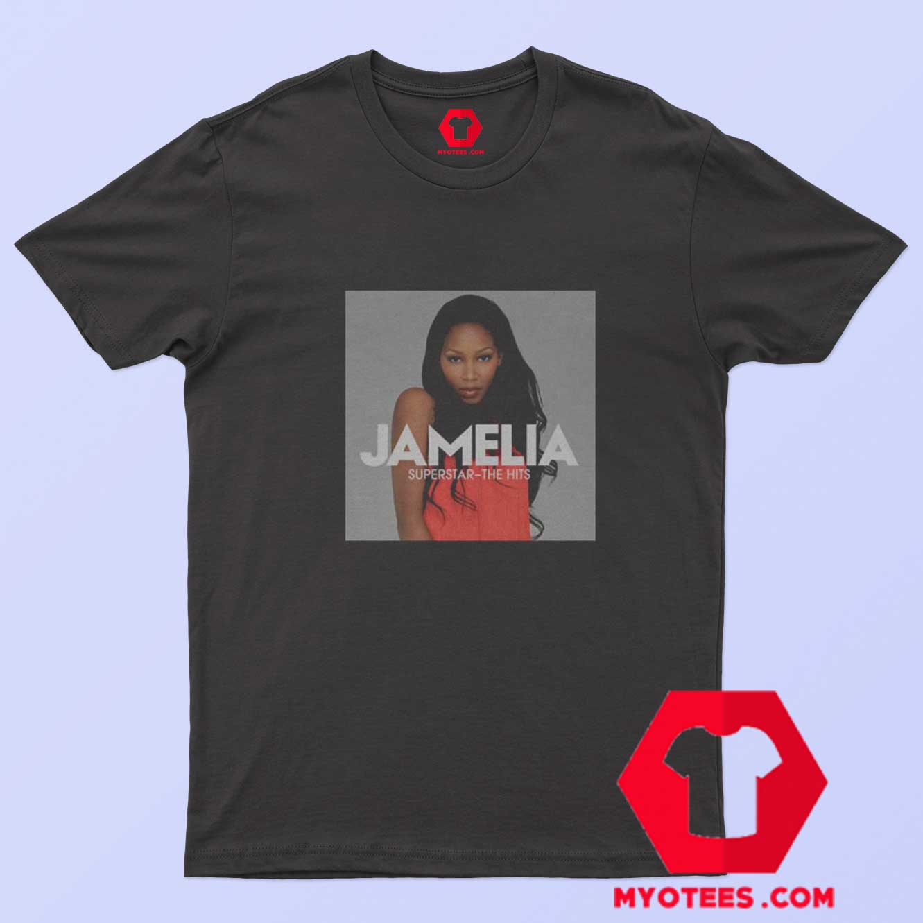 Jamelia Superstar The Hits Album Cover T-Shirt - myotees.com