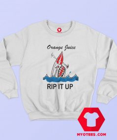 Rip It Up Orange Juice Punk Vintage Sweatshirt