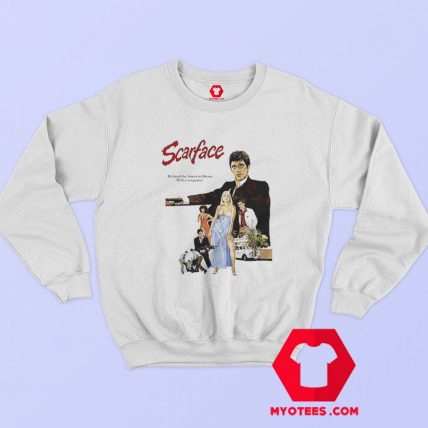 Scarface Al Pacino Film Poster Vintage Sweatshirt