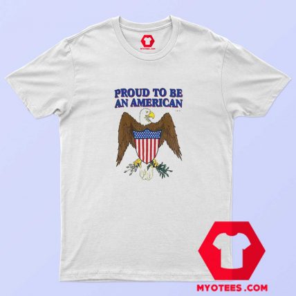 USA Proud To Be An American Vintage T shirt