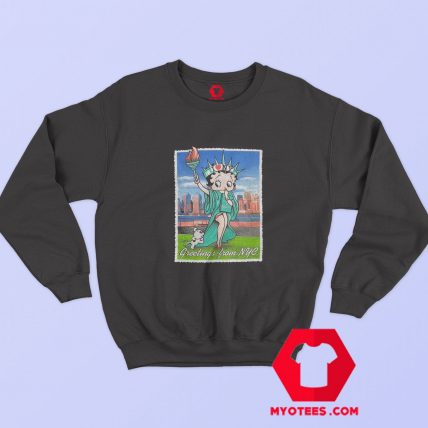 Vintage Betty Boop Greetings From NYC Sweatshirt