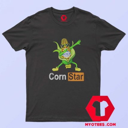 Corn Star Busch Light Funny Parody T shirt